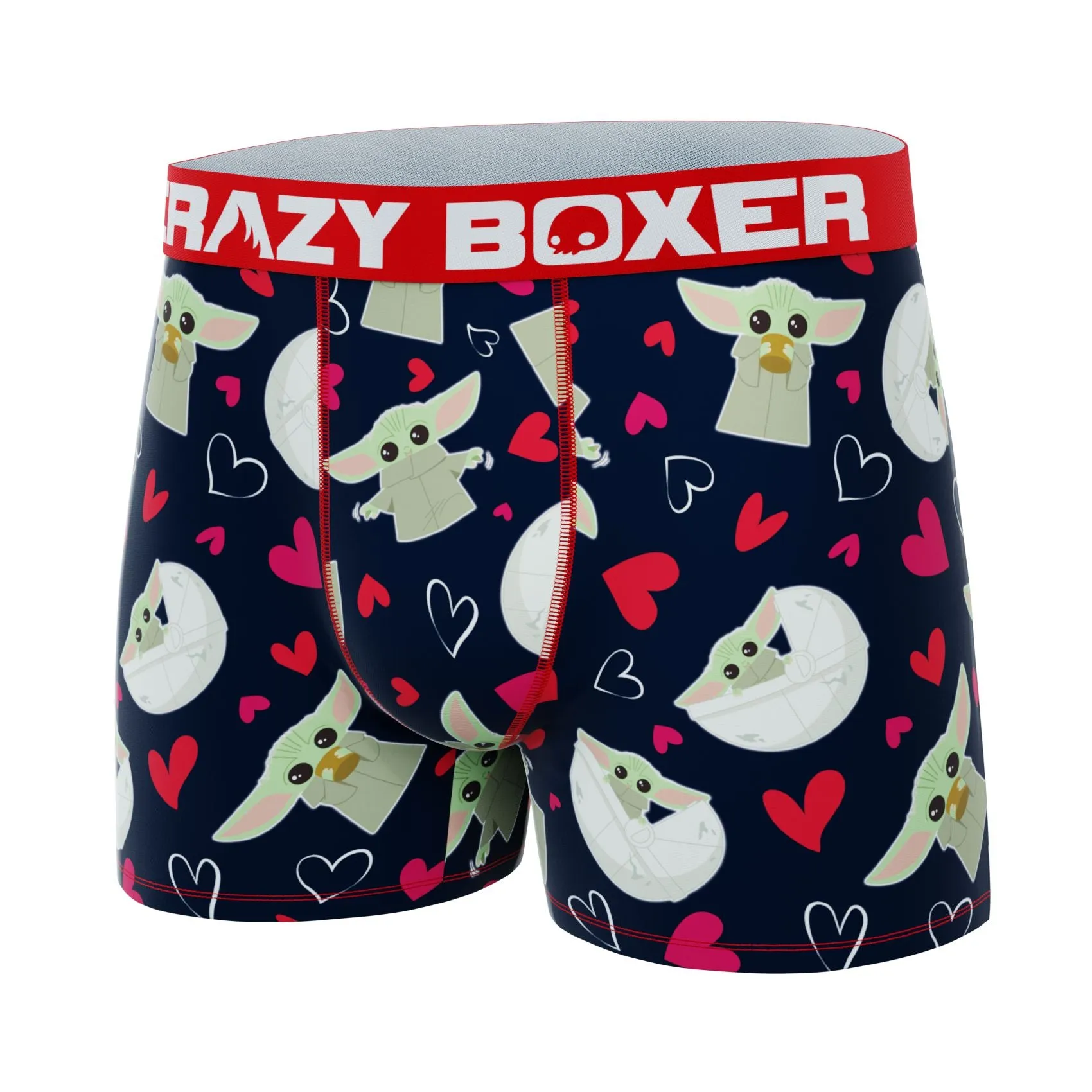 CRAZYBOXER Mandalorian Valentine Breathable Men's Soft Boxer Briefs (Creative Packaging)
