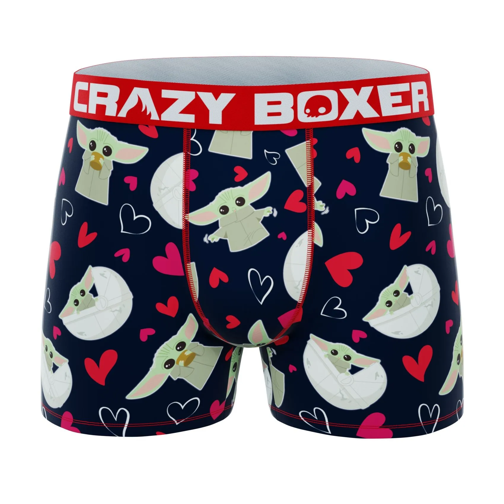 CRAZYBOXER Mandalorian Valentine Breathable Men's Soft Boxer Briefs (Creative Packaging)