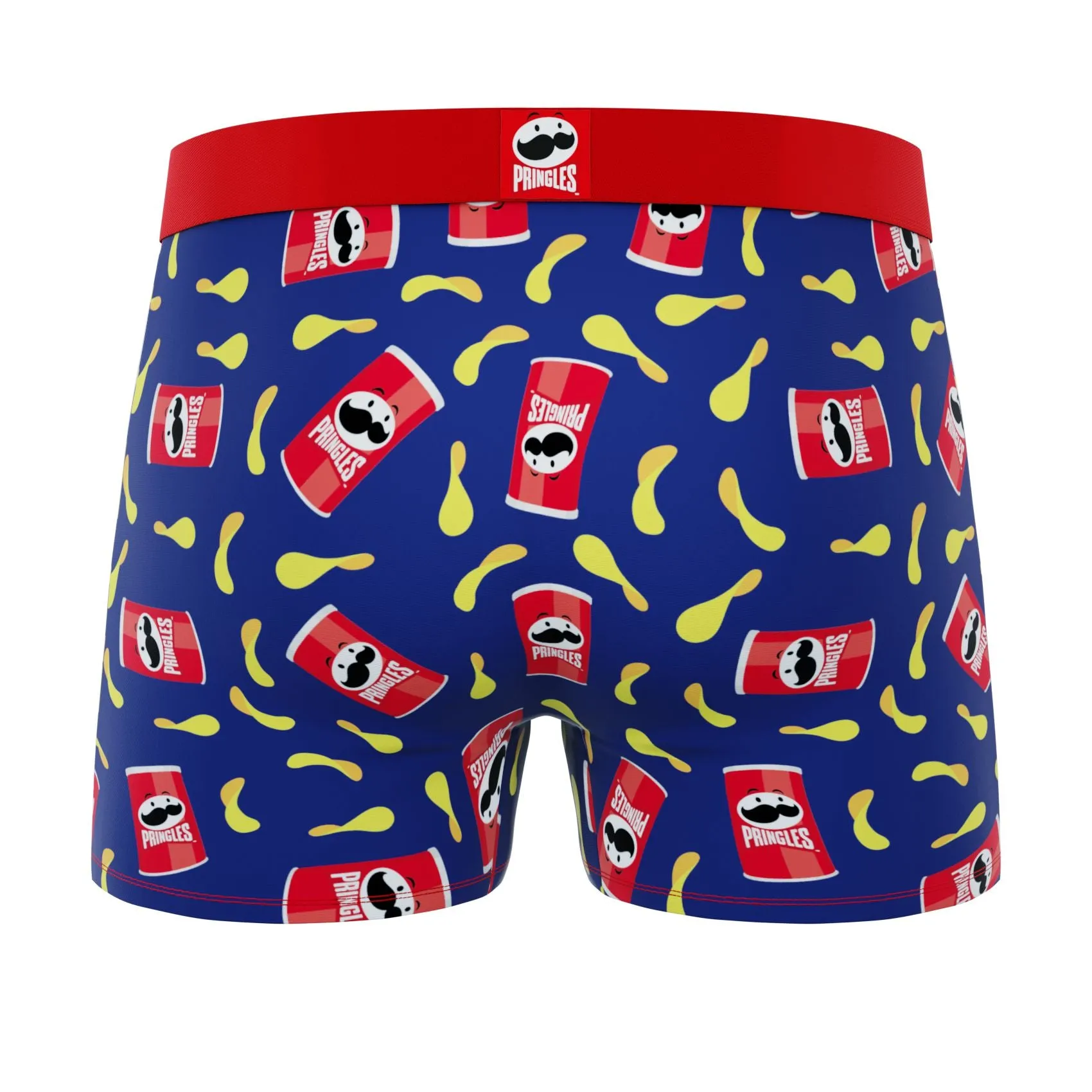 CRAZYBOXER Pringles Chips and Logo Men's Boxer Briefs (2 Pack)