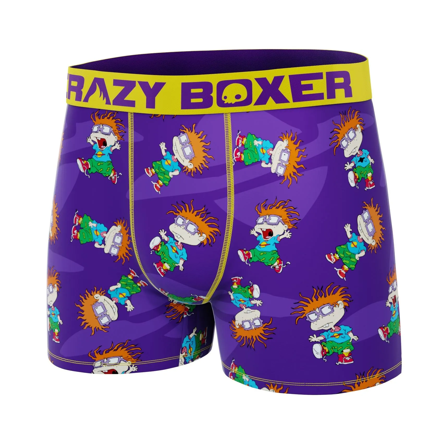 CRAZYBOXER Rugrats Purple Men's Boxer Briefs