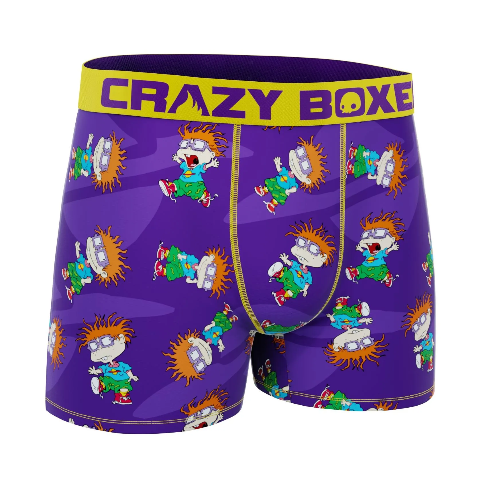 CRAZYBOXER Rugrats Purple Men's Boxer Briefs