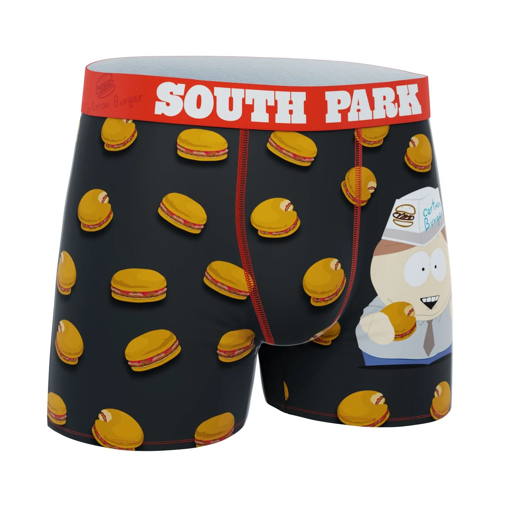 CRAZYBOXER South Park Burger Box Men's Boxer Briefs (Creative Packaging)
