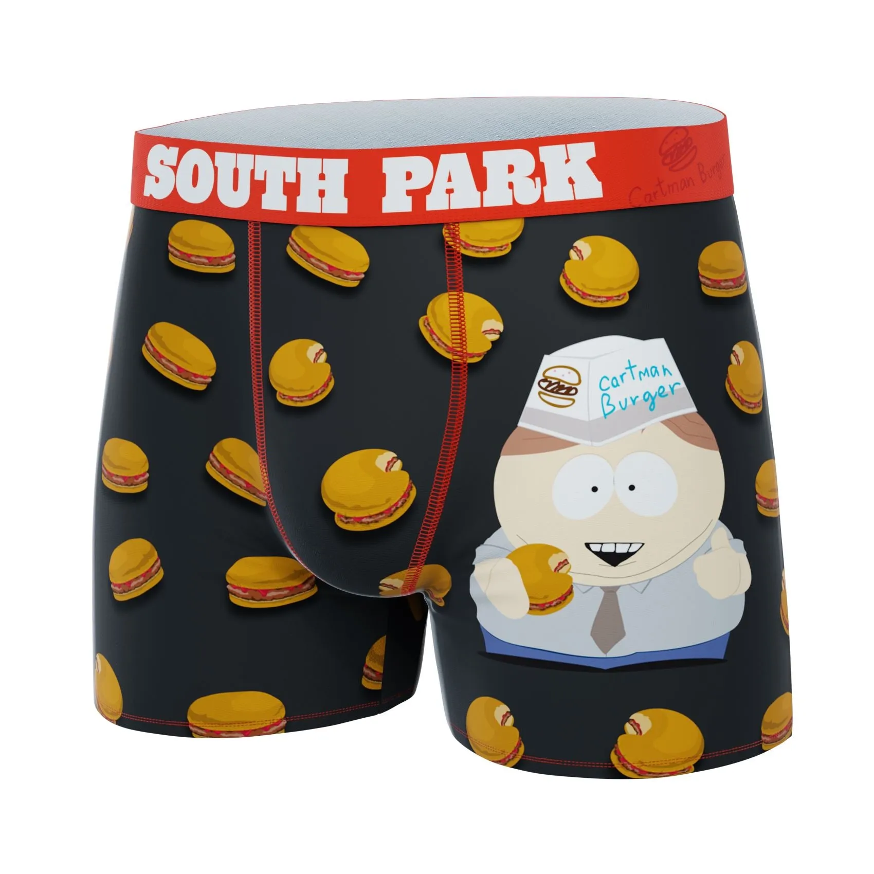 CRAZYBOXER South Park Burger Box Men's Boxer Briefs (Creative Packaging)