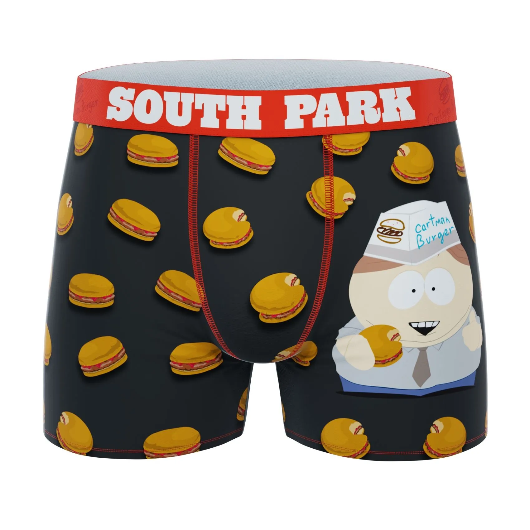 CRAZYBOXER South Park Burger Box Men's Boxer Briefs (Creative Packaging)