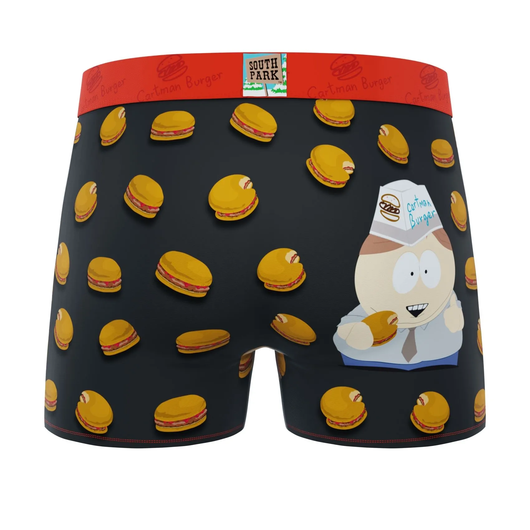 CRAZYBOXER South Park Burger Box Men's Boxer Briefs (Creative Packaging)