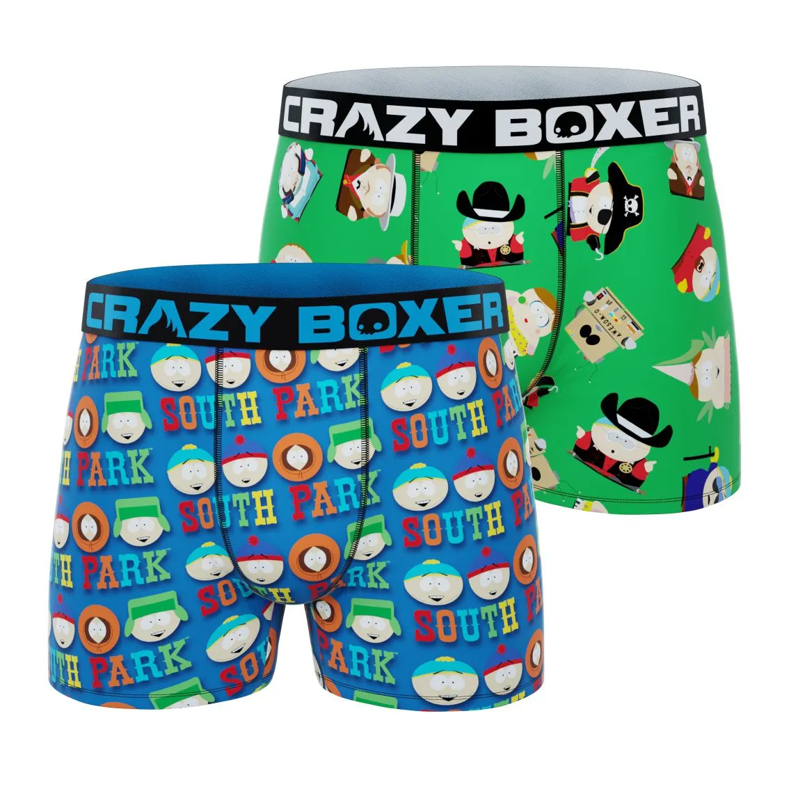 CRAZYBOXER South Park Faces Men's Boxer Briefs (2-Pack)