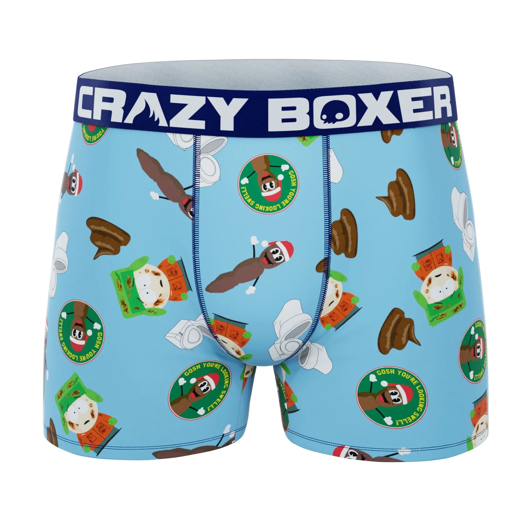 CRAZYBOXER South Park Kyle & Toilet Men's Boxer Briefs (Creative Packaging)