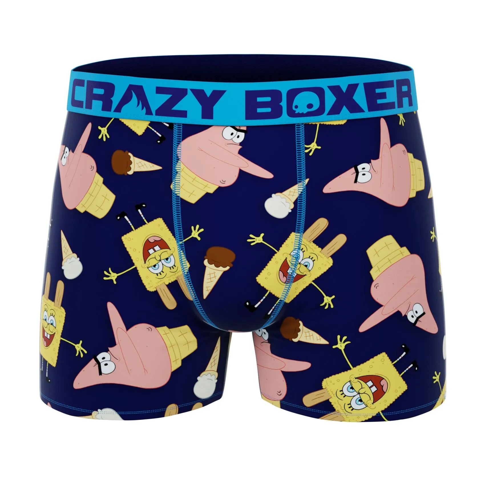 CRAZYBOXER Spongebob Aww Men's Boxer Briefs (6 Pack)