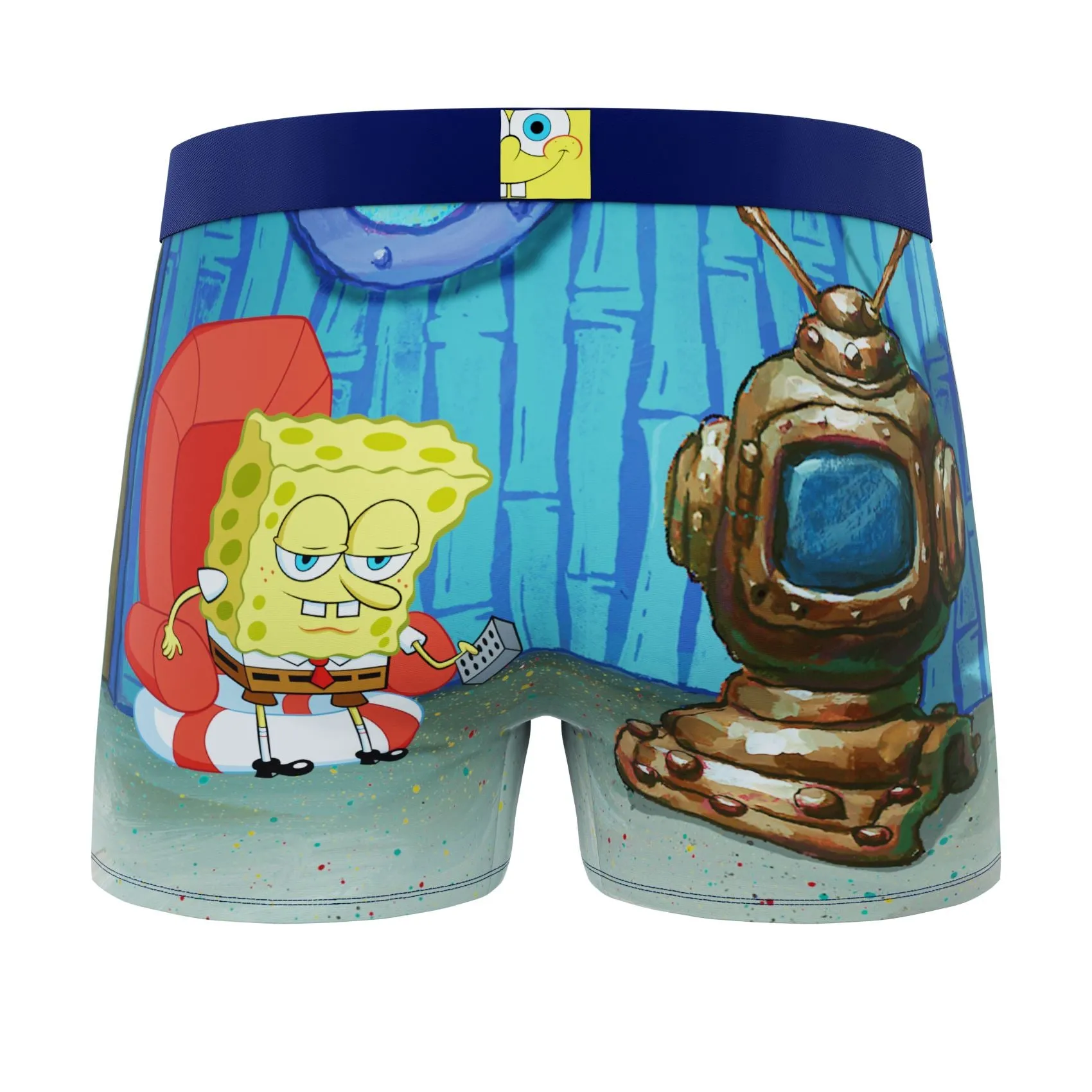 CRAZYBOXER Spongebob Aww Men's Boxer Briefs (6 Pack)