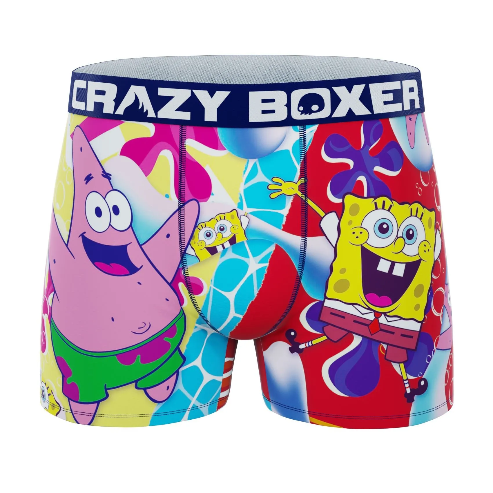 CRAZYBOXER Spongebob Aww Men's Boxer Briefs (6 Pack)