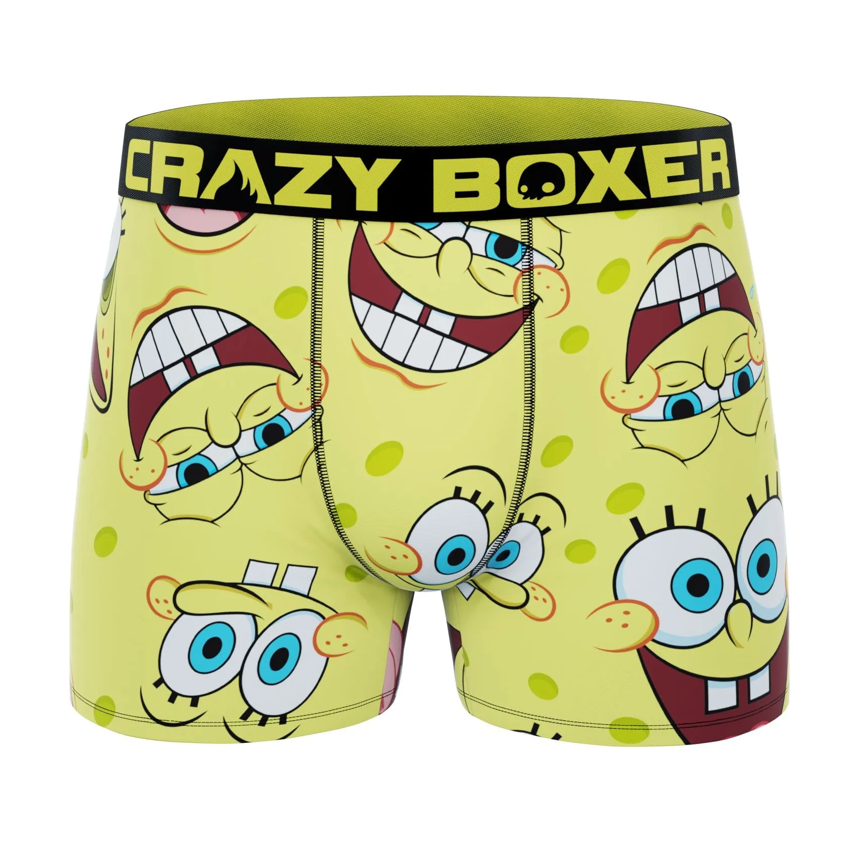 CRAZYBOXER Spongebob Gold Men's Boxer Briefs (6 Pack)