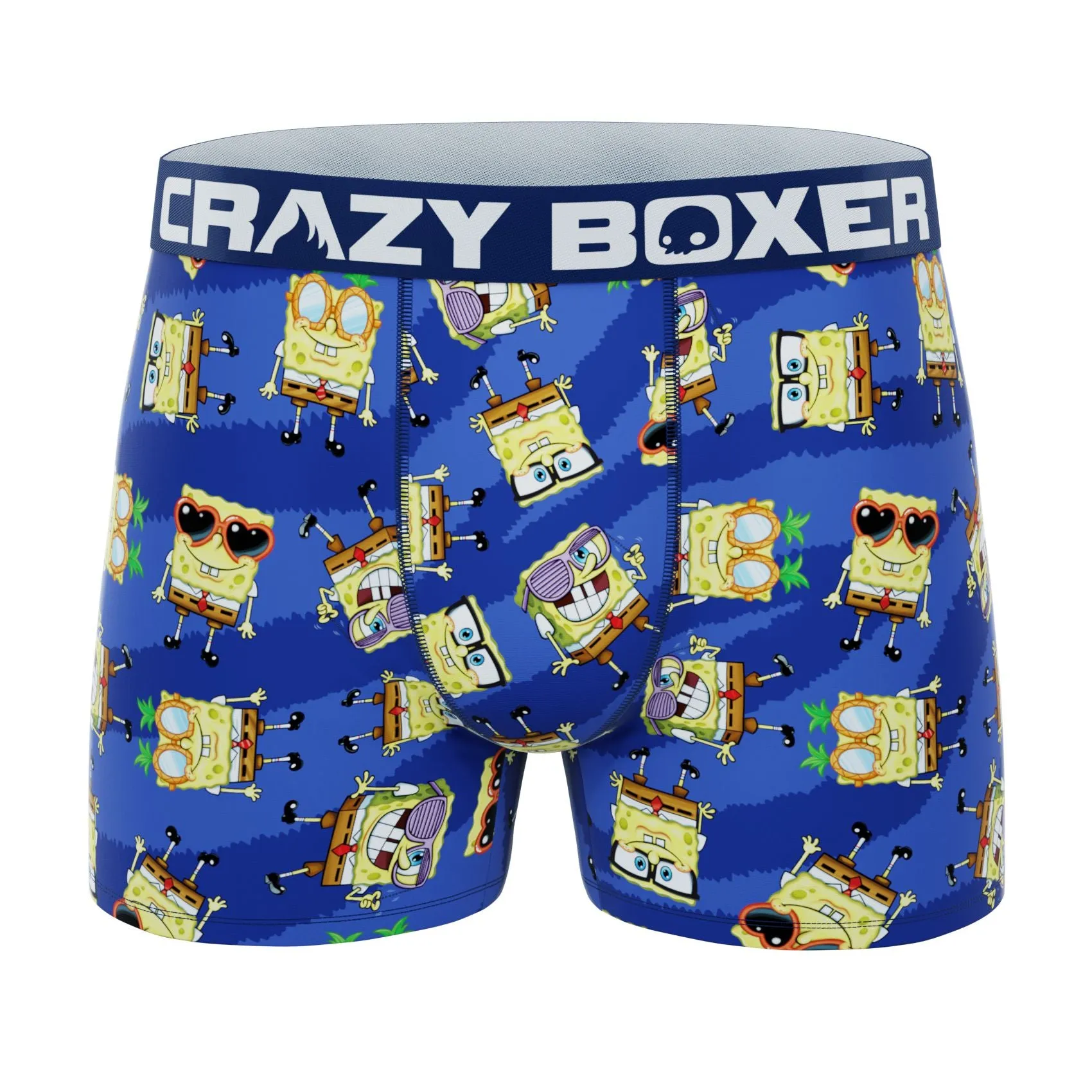 CRAZYBOXER Spongebob Krabs Men's Boxer Briefs (2 Pack)