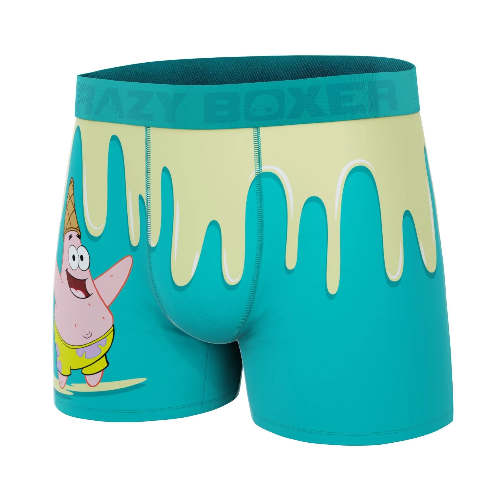 CRAZYBOXER SpongeBob Nice Ice Cream Men's Boxer Briefs (Creative Packaging)