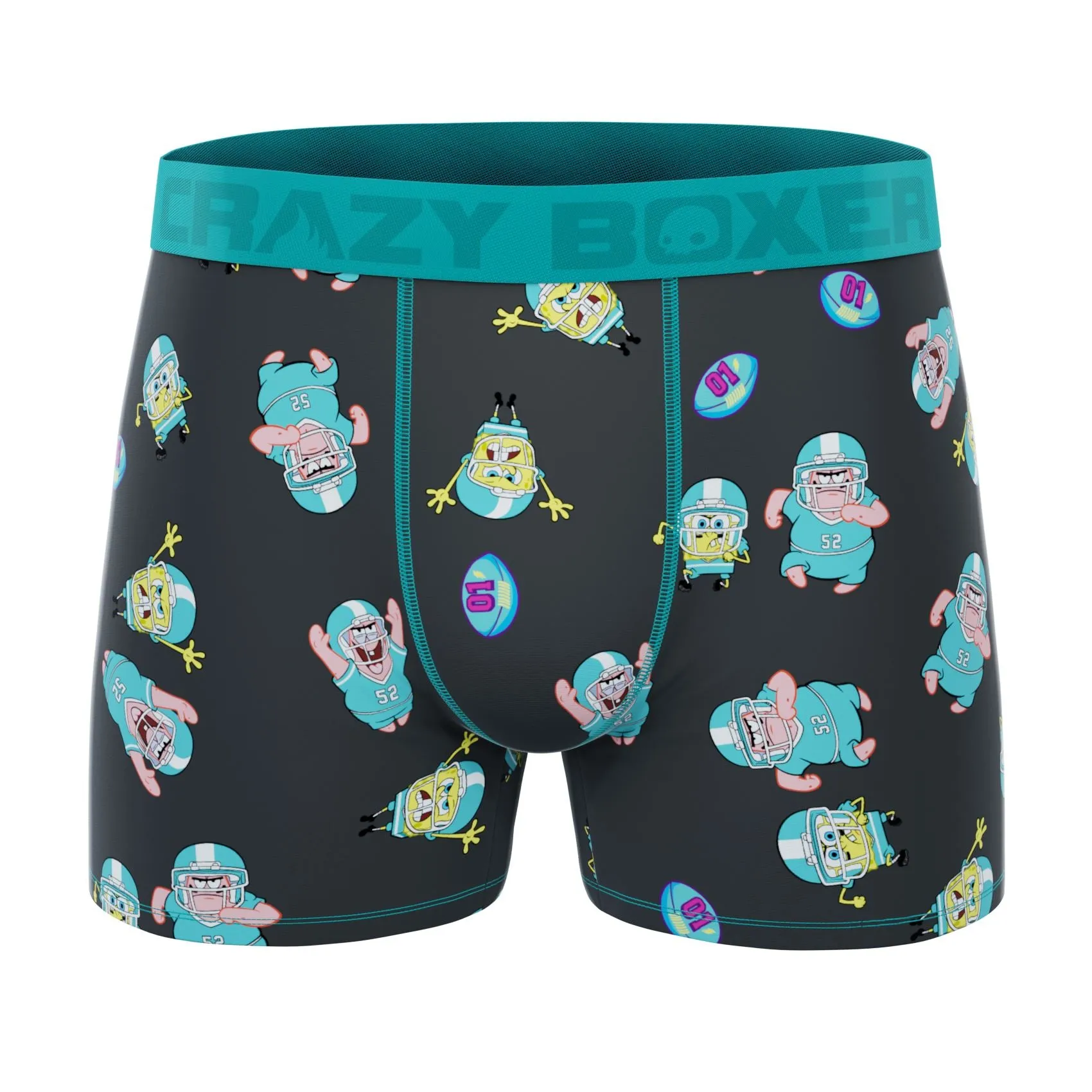 CRAZYBOXER SpongeBob Patrick Men's Boxer Briefs (Pack 2)
