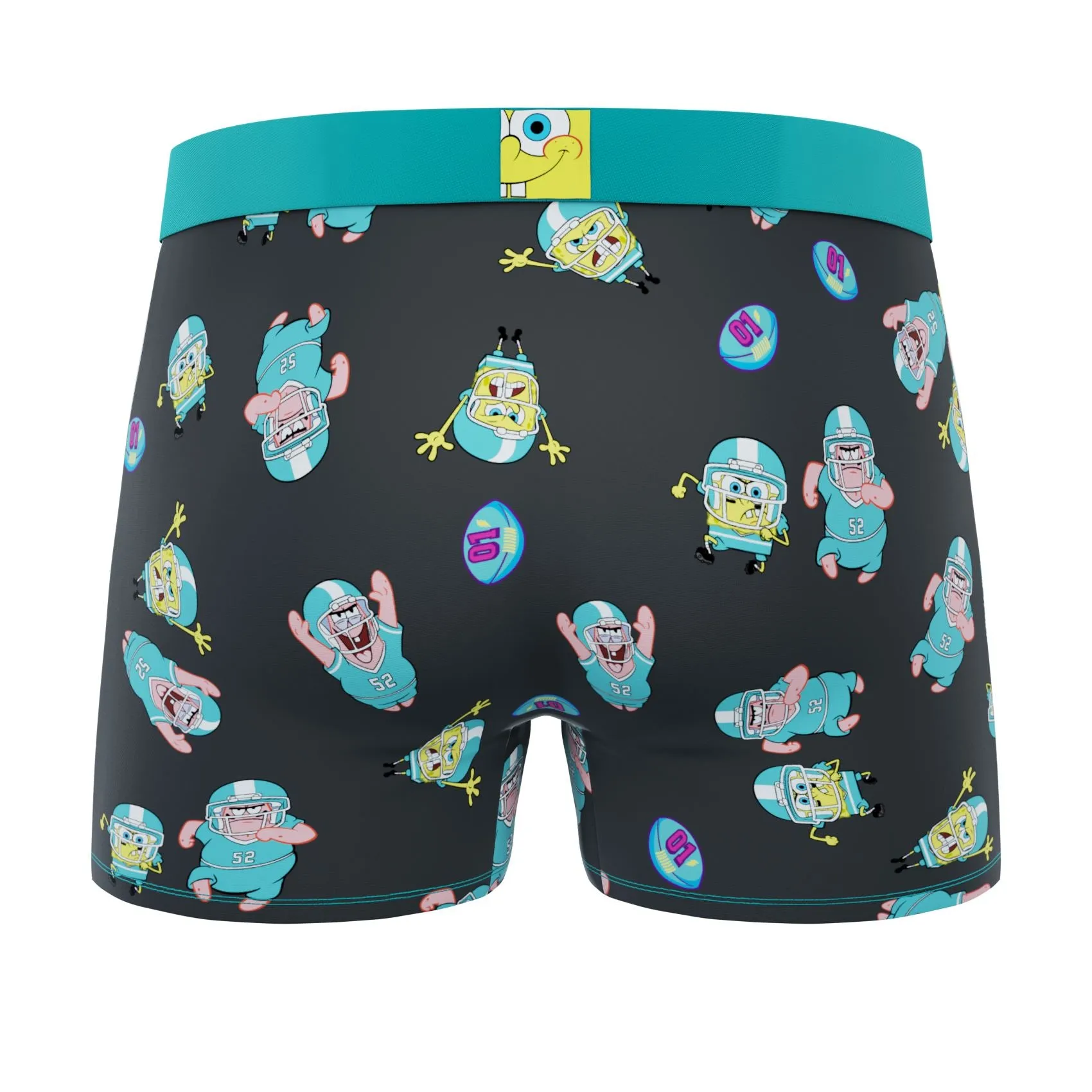 CRAZYBOXER SpongeBob Patrick Men's Boxer Briefs (Pack 2)