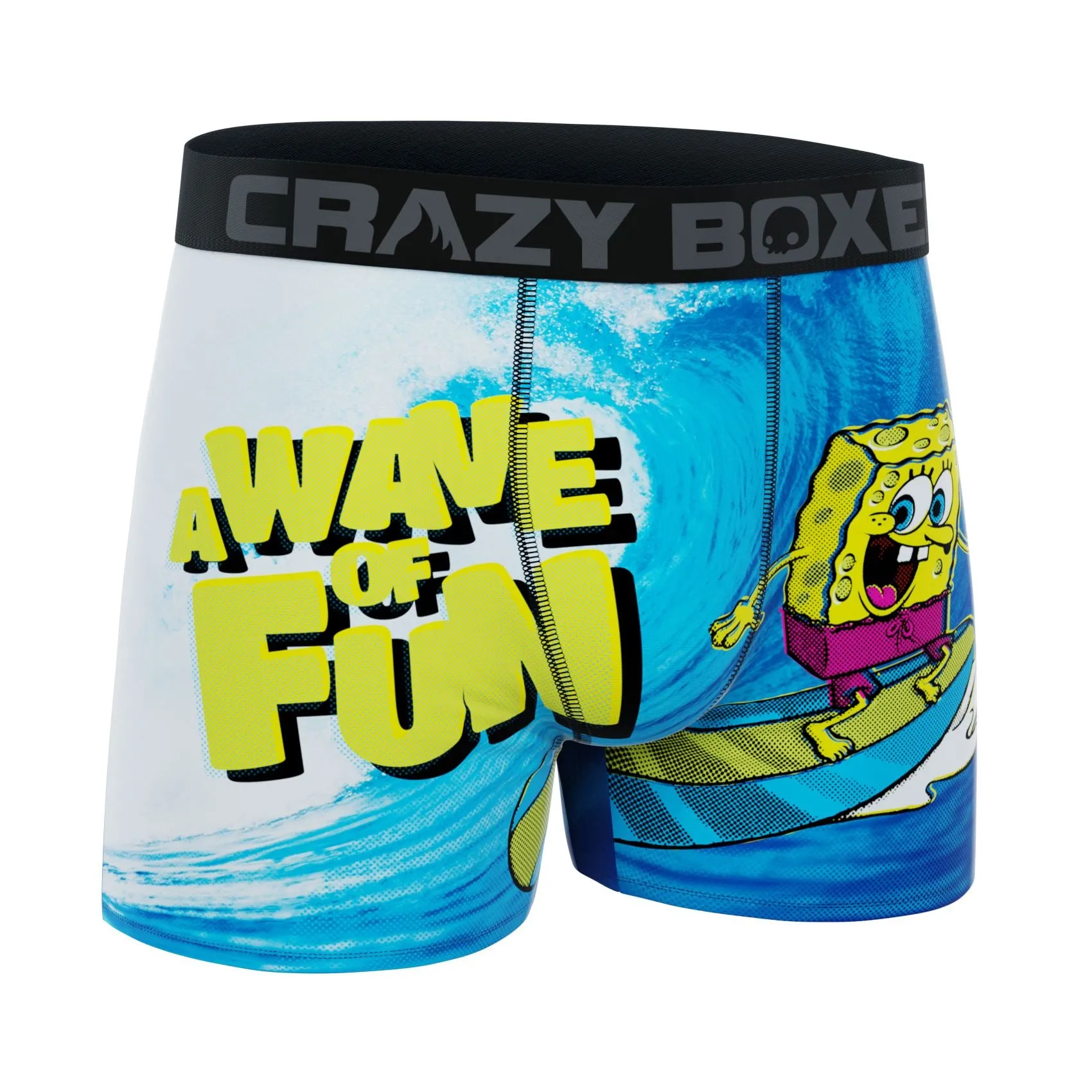 CRAZYBOXER Spongebob Surf Men's Boxer Briefs