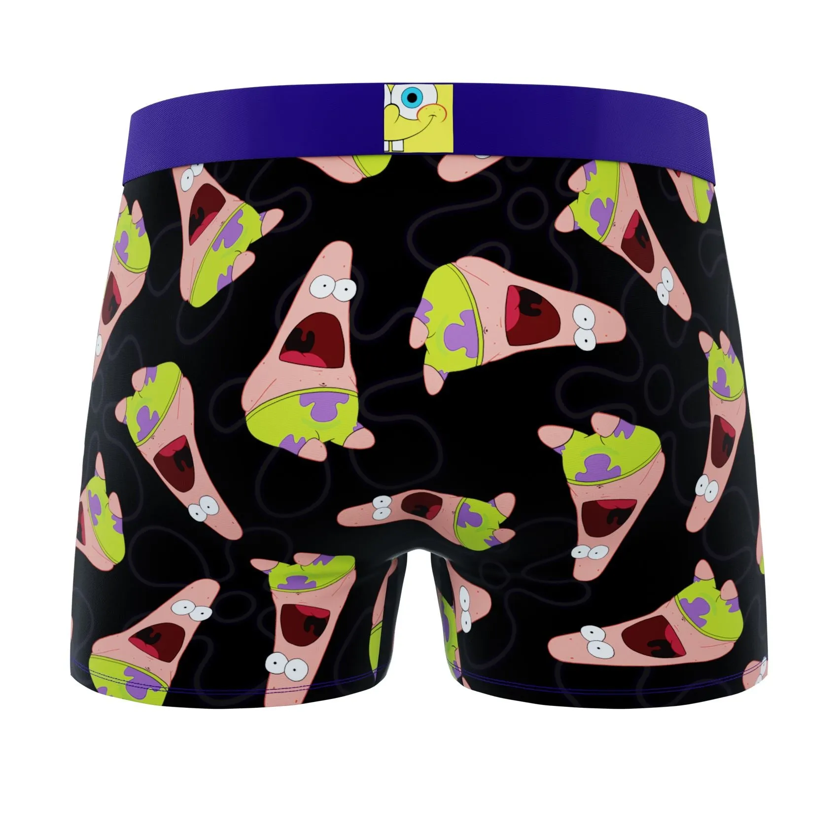 CRAZYBOXER SpongeBob Yellow Men's Boxer Briefs (Pack 5)