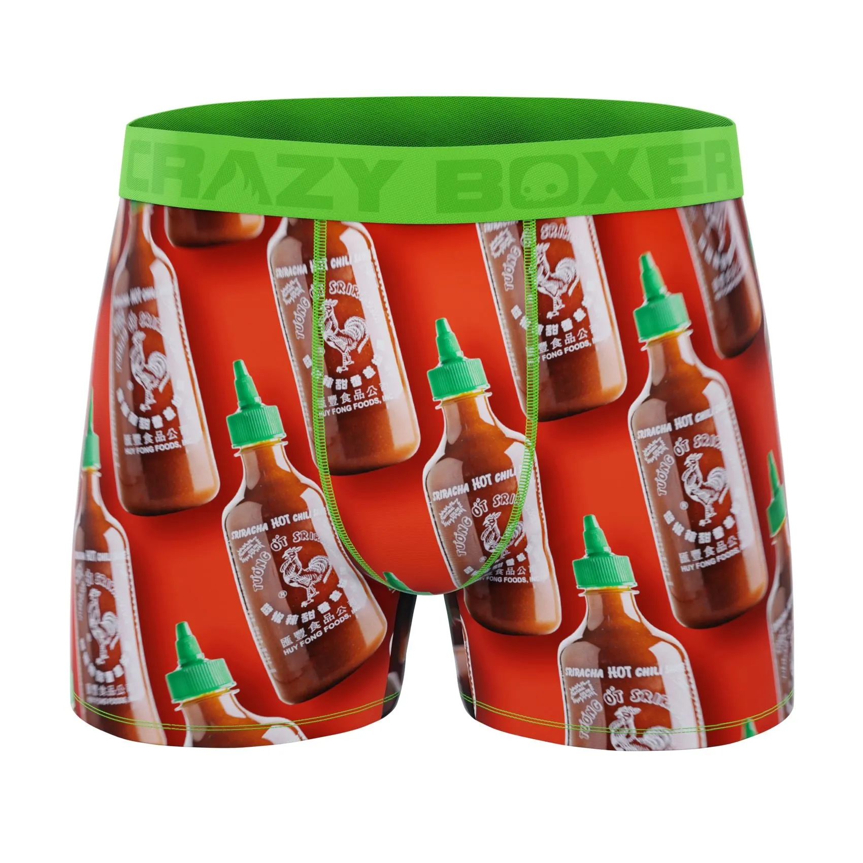 CRAZYBOXER Sriracha Bottles Men's Boxer Briefs (3 pack)