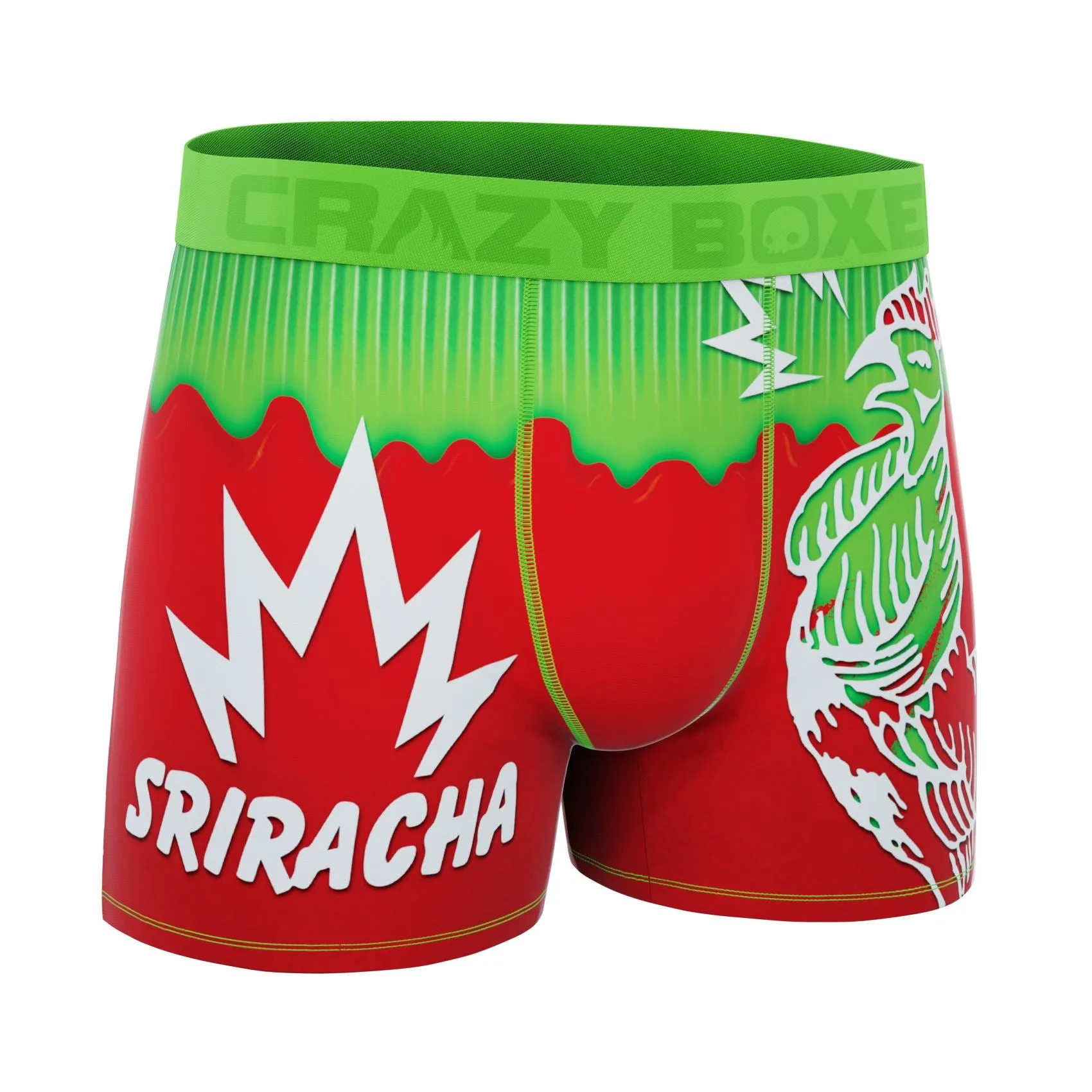 CRAZYBOXER Sriracha Chili Men's Boxer Briefs