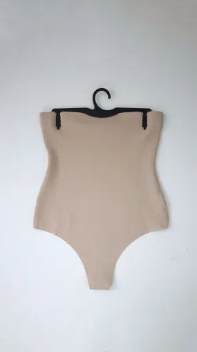 Daisy Taupe High Waist Shapewear Thong