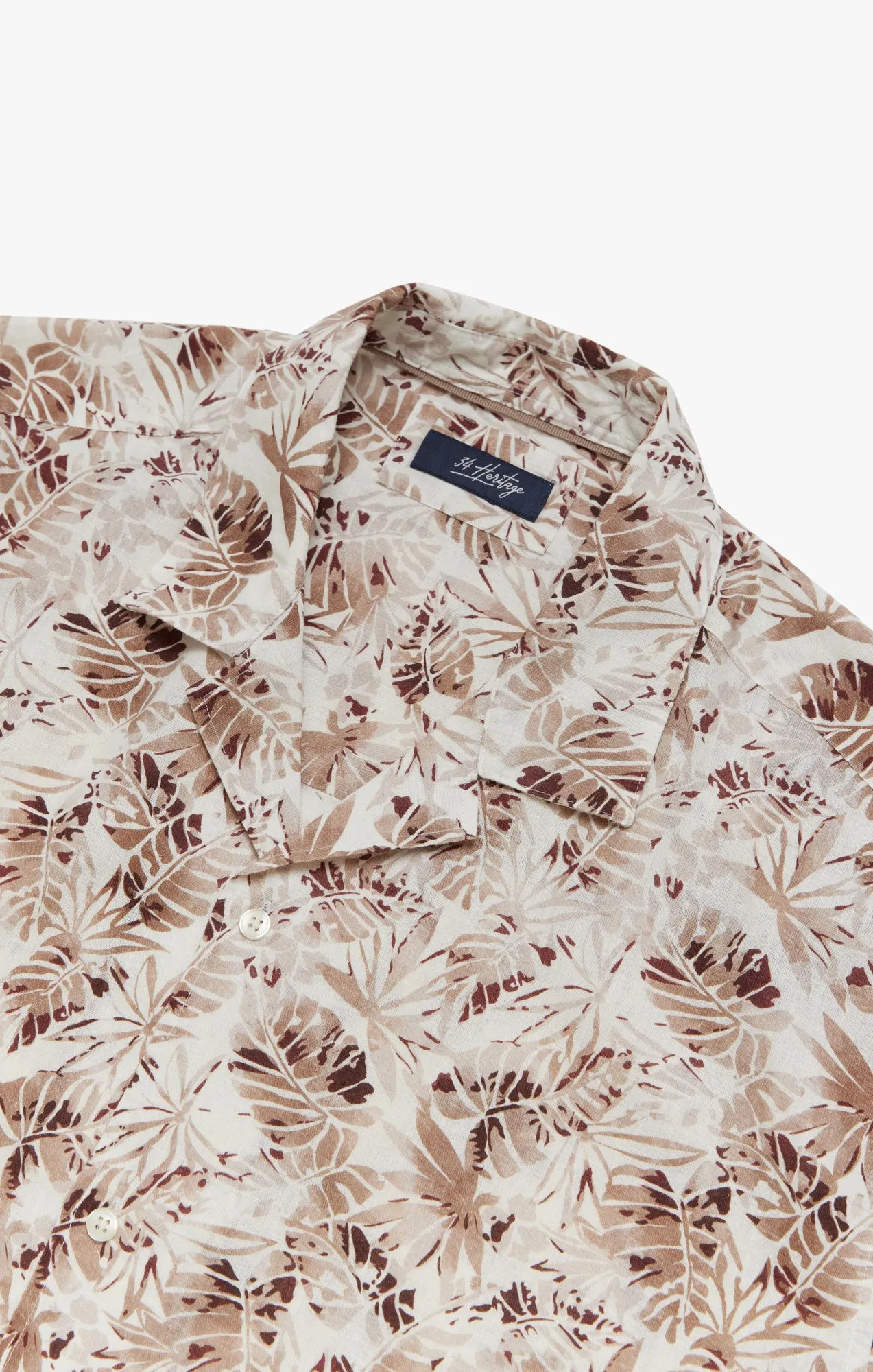 Desert Short Sleeve Shirt In Ecru