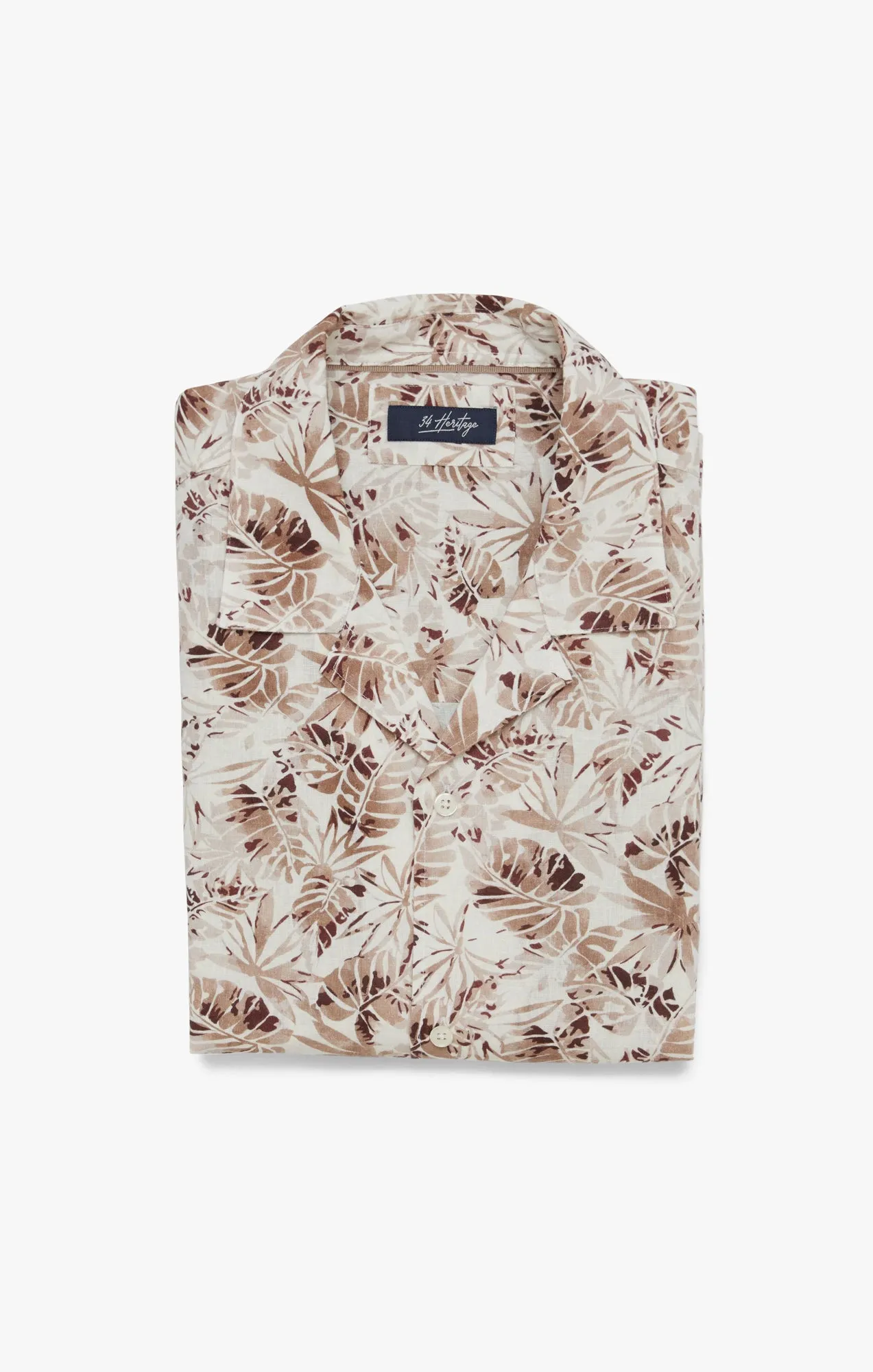 Desert Short Sleeve Shirt In Ecru
