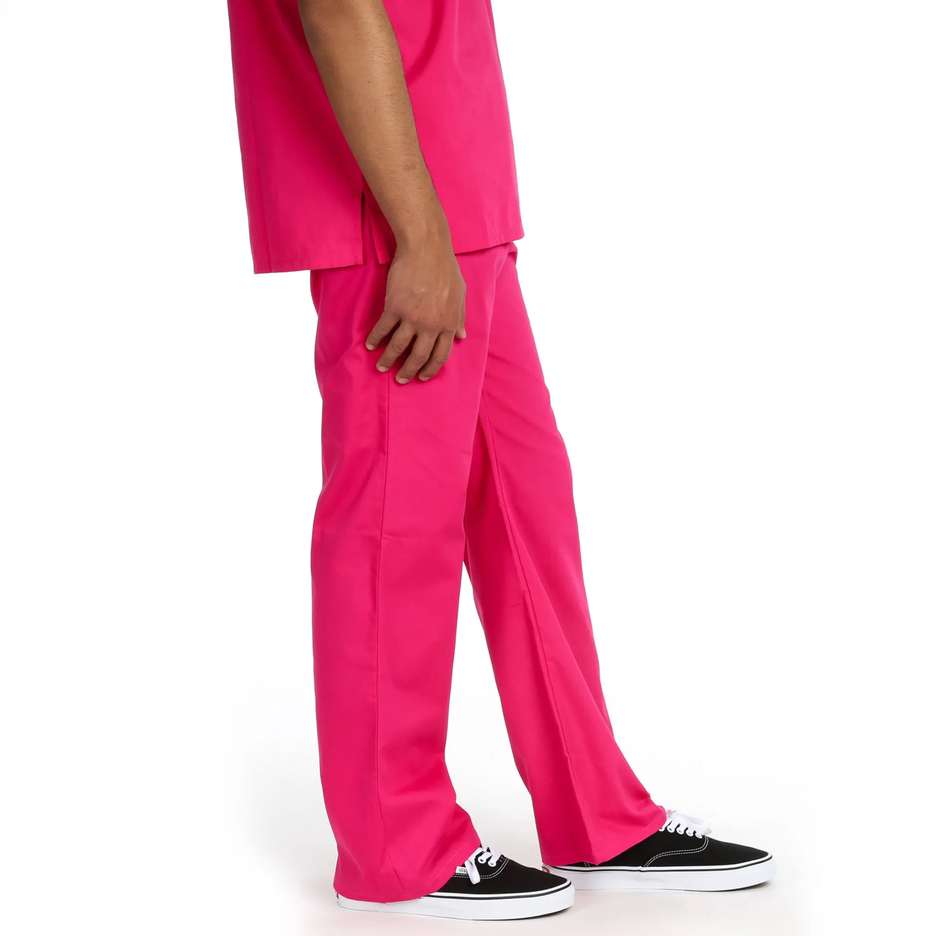 Dickies Unisex Drawstring Scrub Pant - Hot Pink