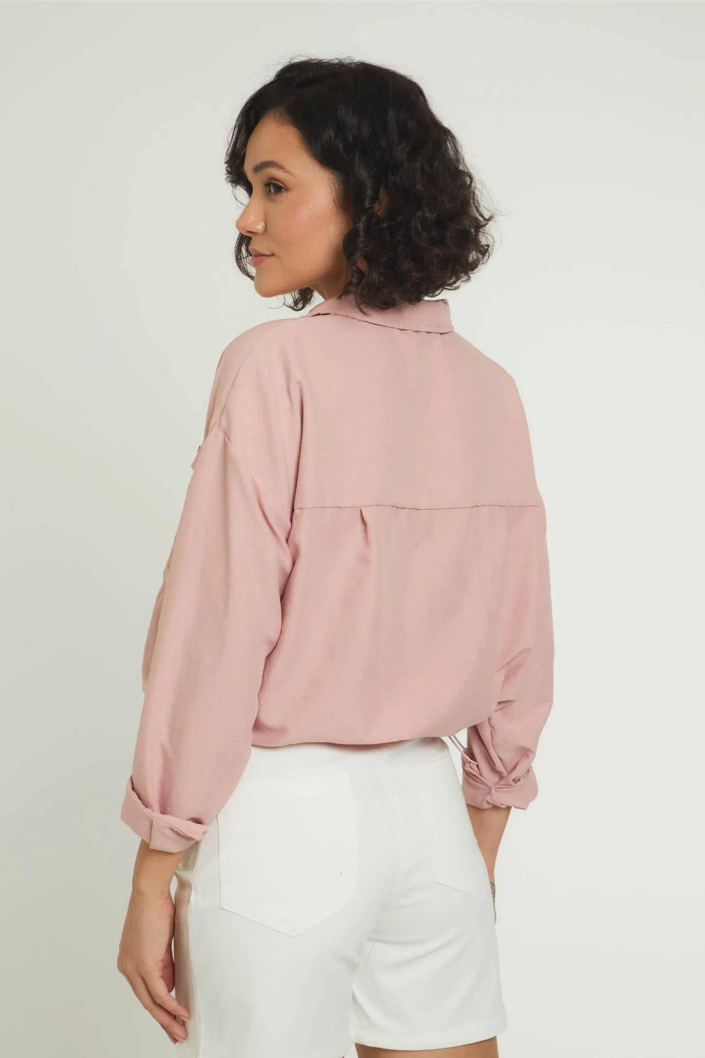 EASE ADJUSTABLE SHIRT - BLUSH