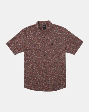 English Roses Short Sleeve Shirt - Moody Blue