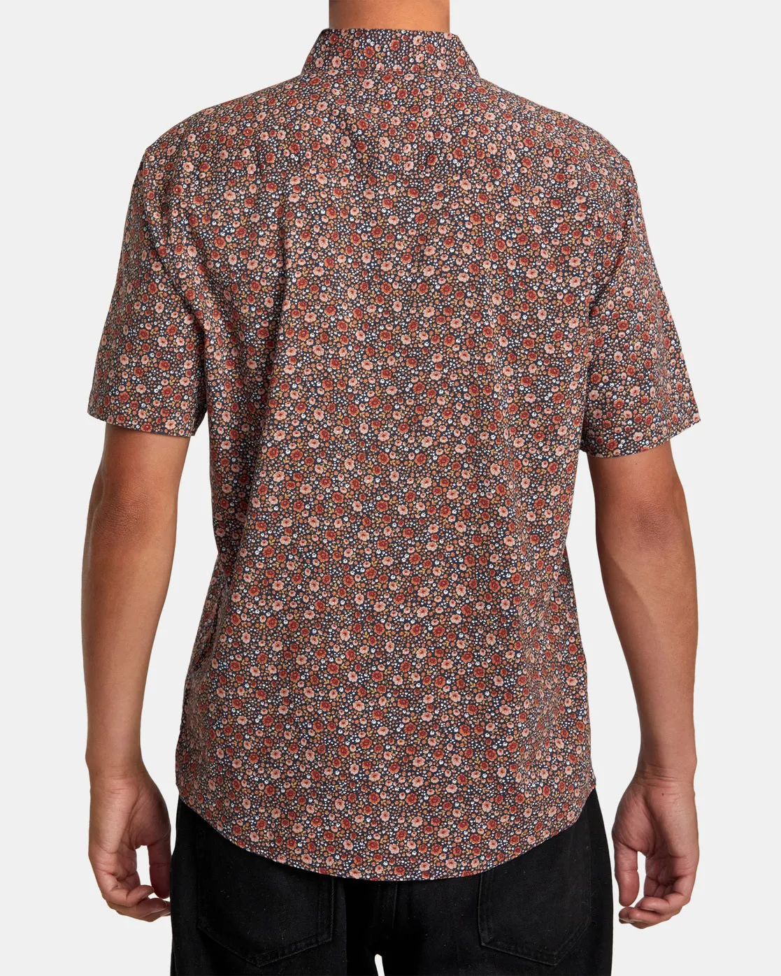 English Roses Short Sleeve Shirt - Moody Blue