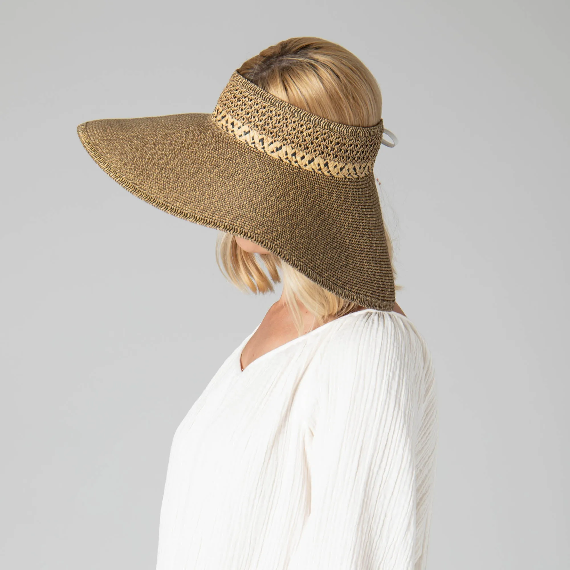Everyday Full Coverage - Wide Brim Roll Up Visor