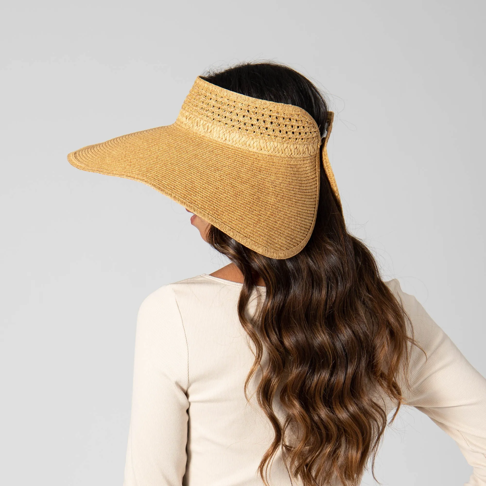 Everyday Full Coverage - Wide Brim Roll Up Visor
