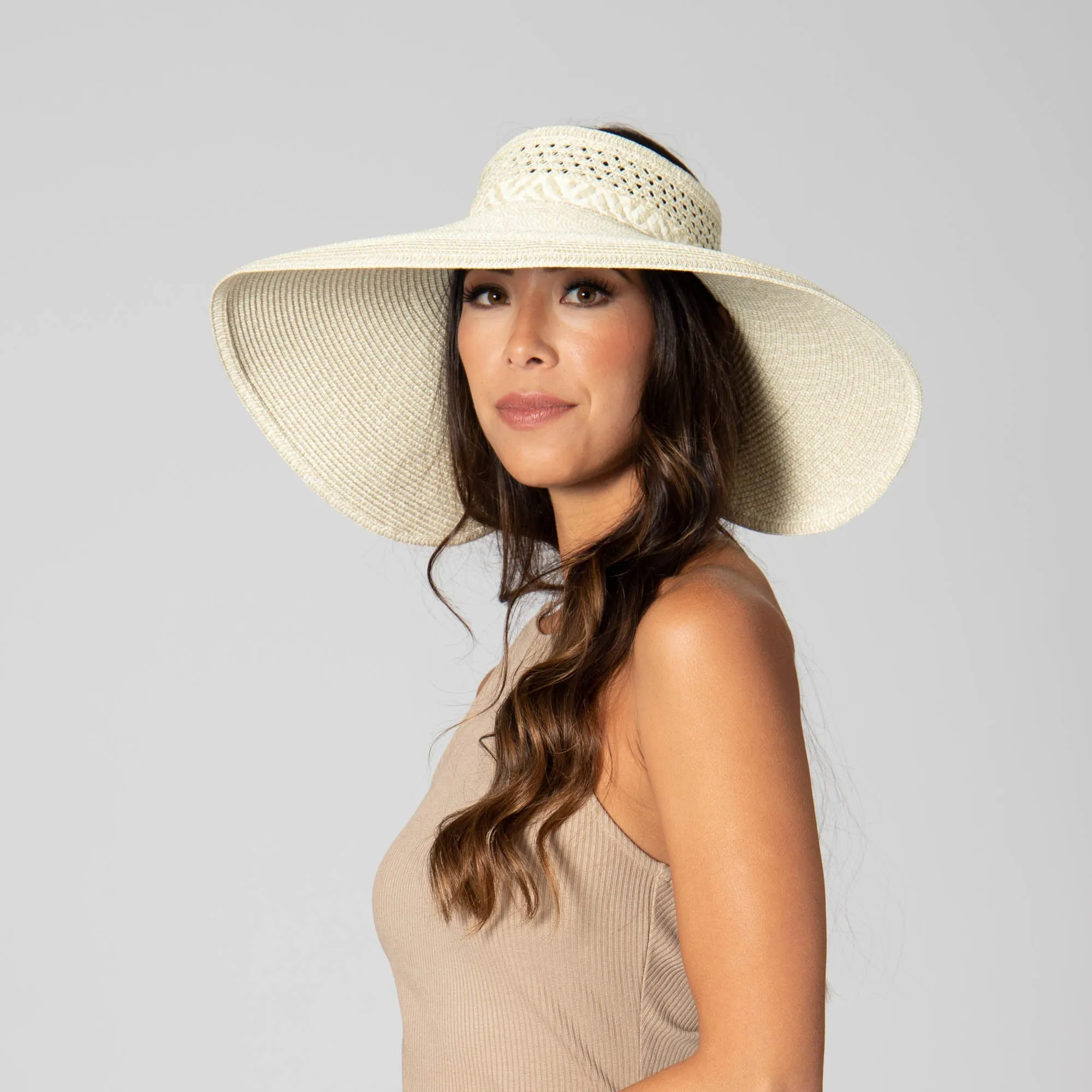 Everyday Full Coverage - Wide Brim Roll Up Visor