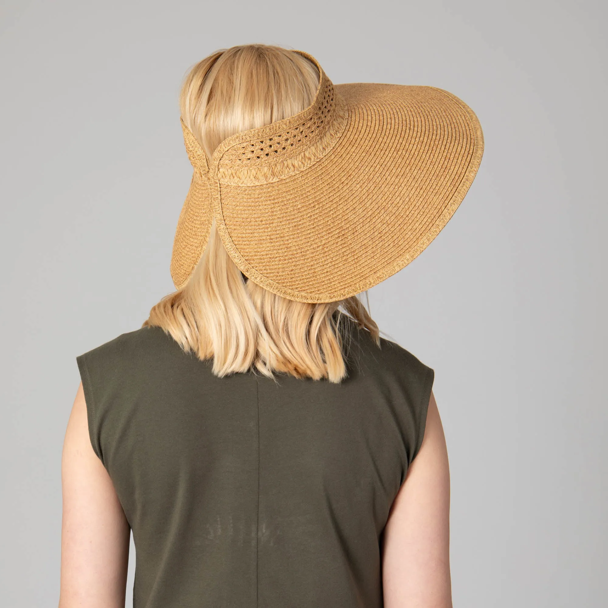 Everyday Full Coverage - Wide Brim Roll Up Visor