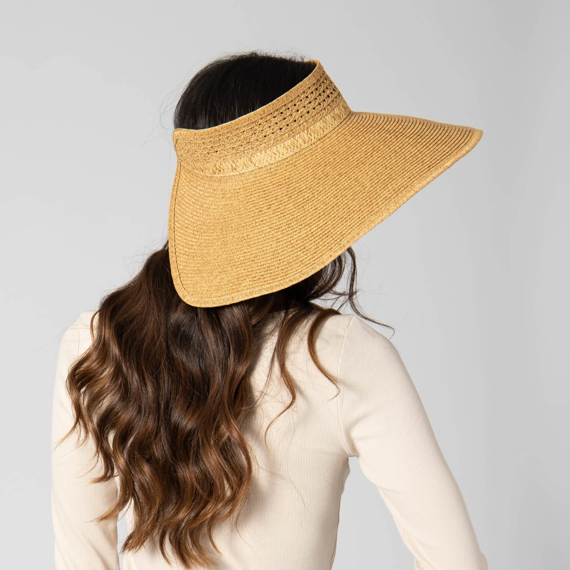Everyday Full Coverage - Wide Brim Roll Up Visor