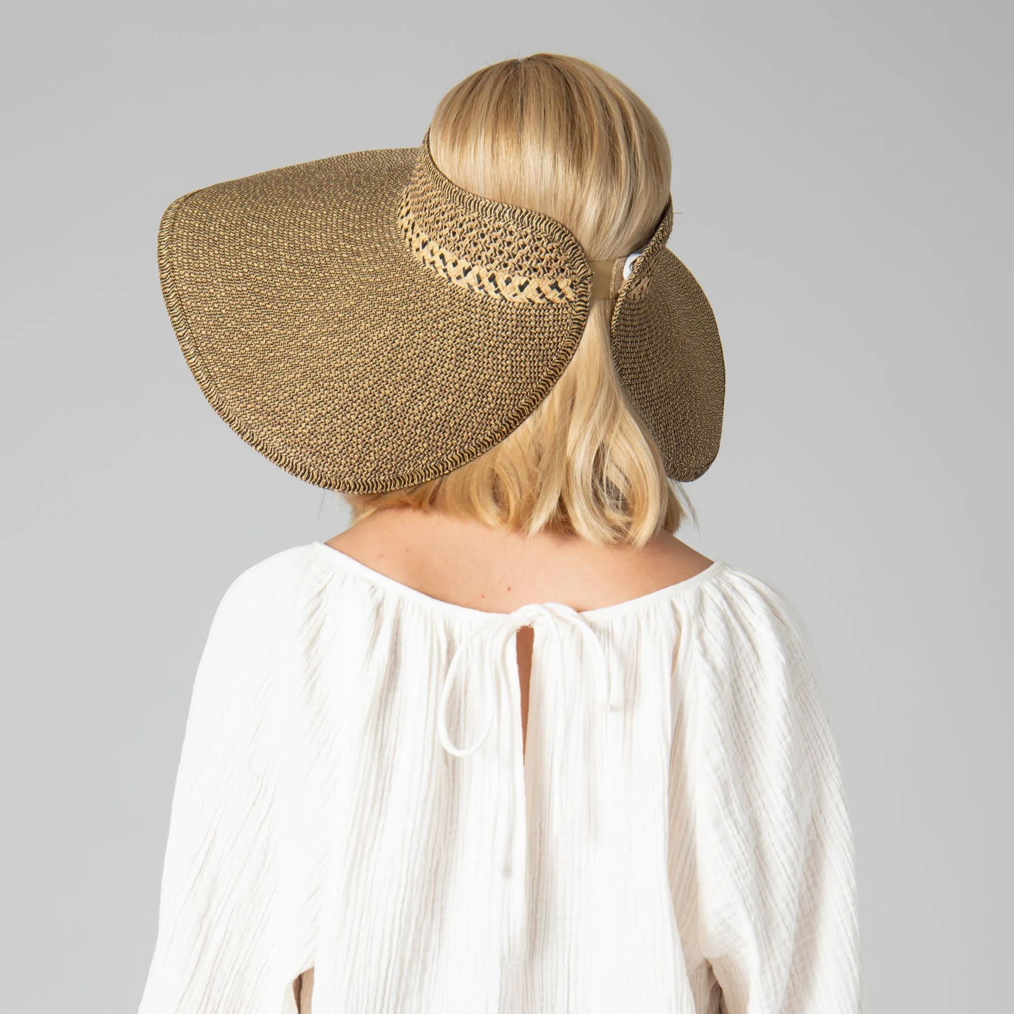 Everyday Full Coverage - Wide Brim Roll Up Visor