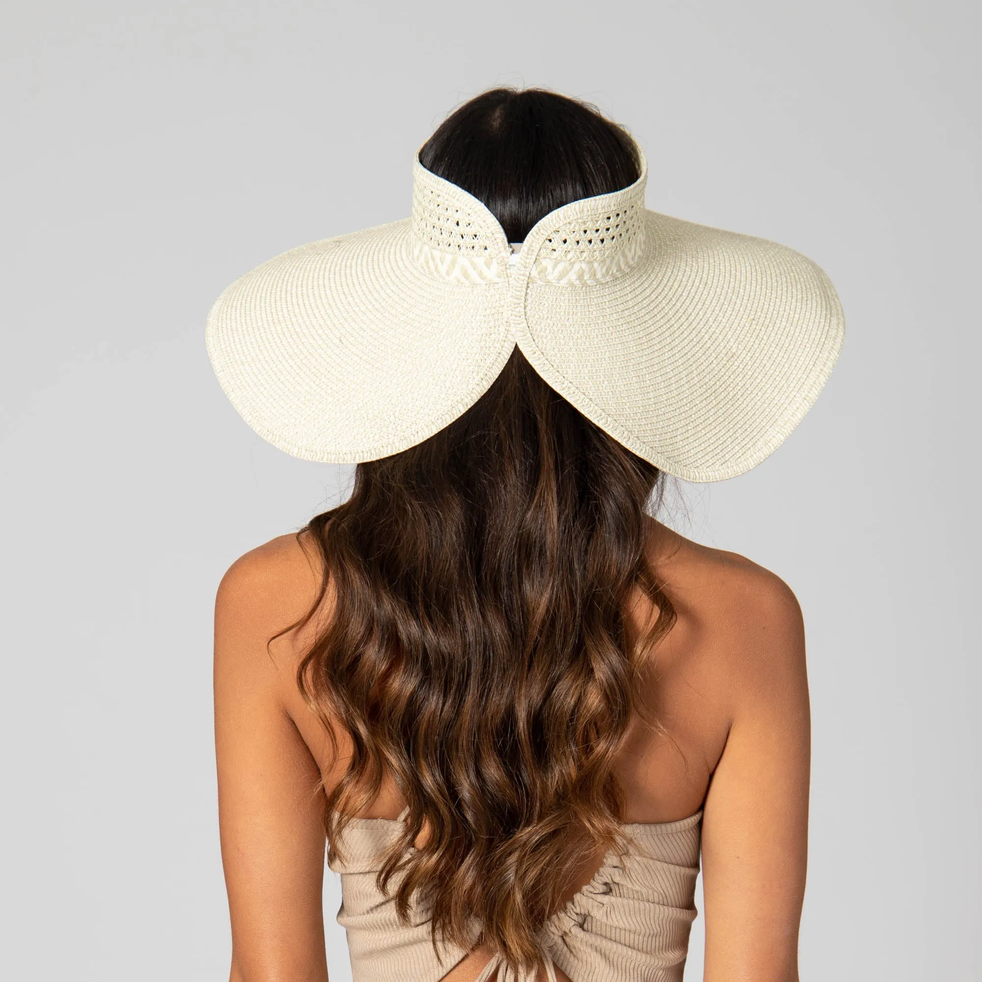 Everyday Full Coverage - Wide Brim Roll Up Visor
