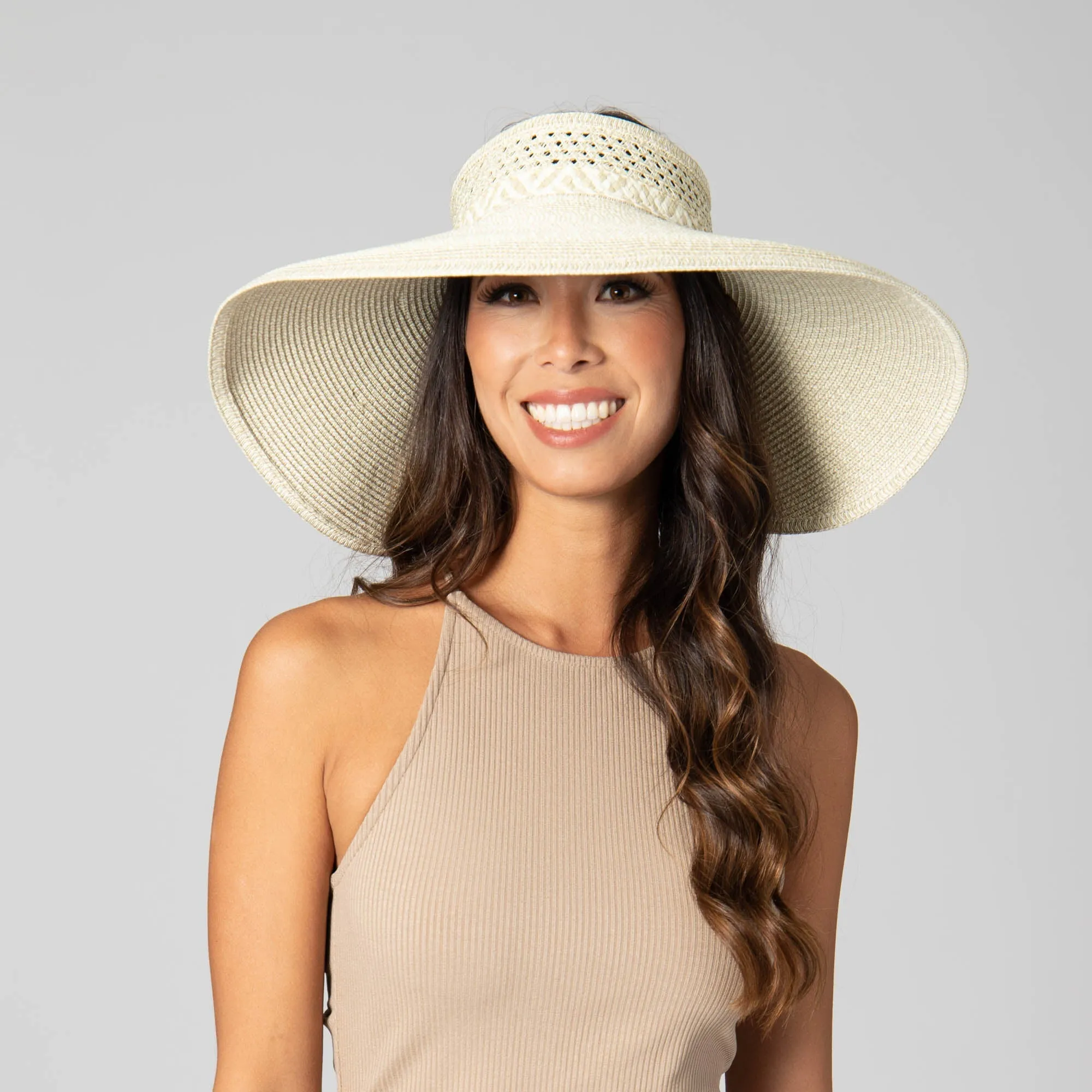 Everyday Full Coverage - Wide Brim Roll Up Visor