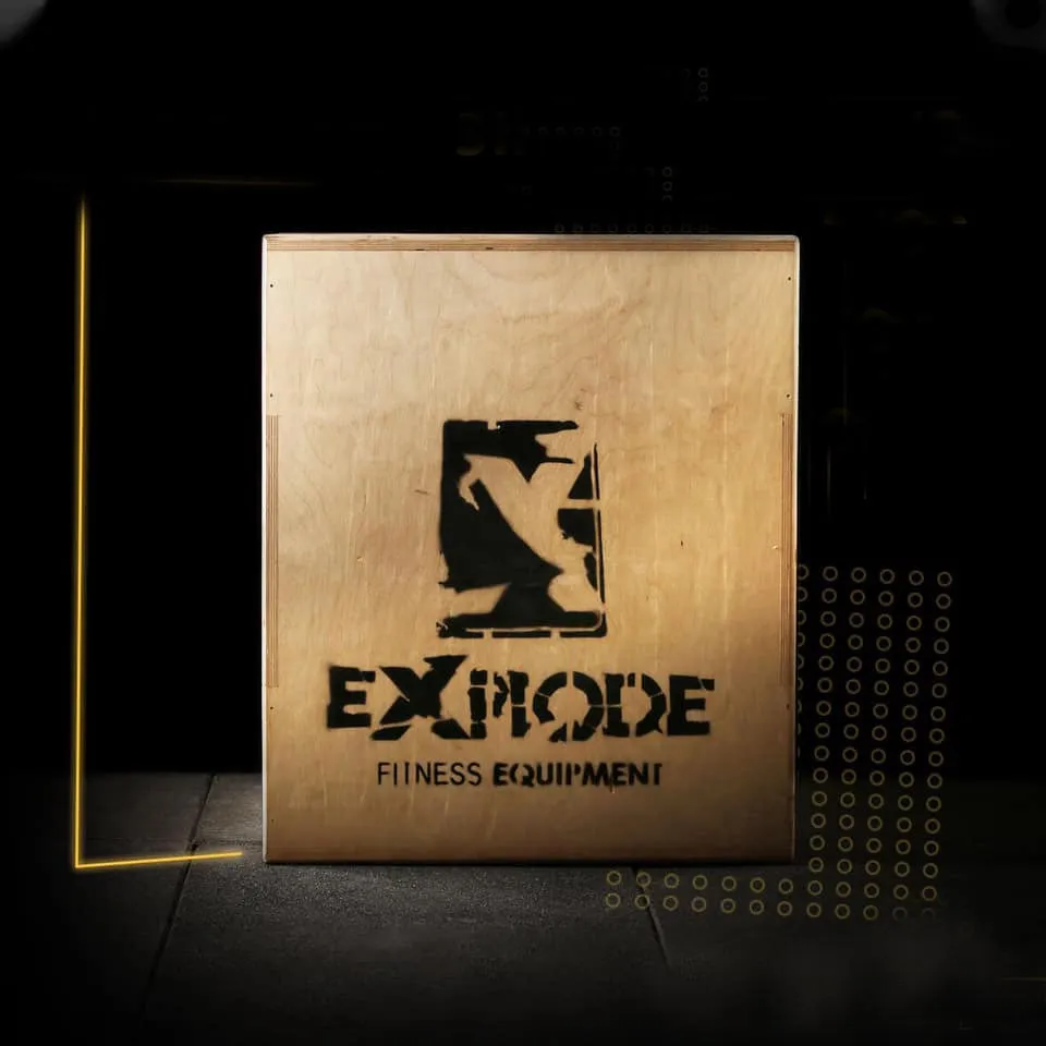 Explode Fitness Gym CrossFit 3 in 1 Wood Polymetric Jumping Box (1 BOX) [WS]
