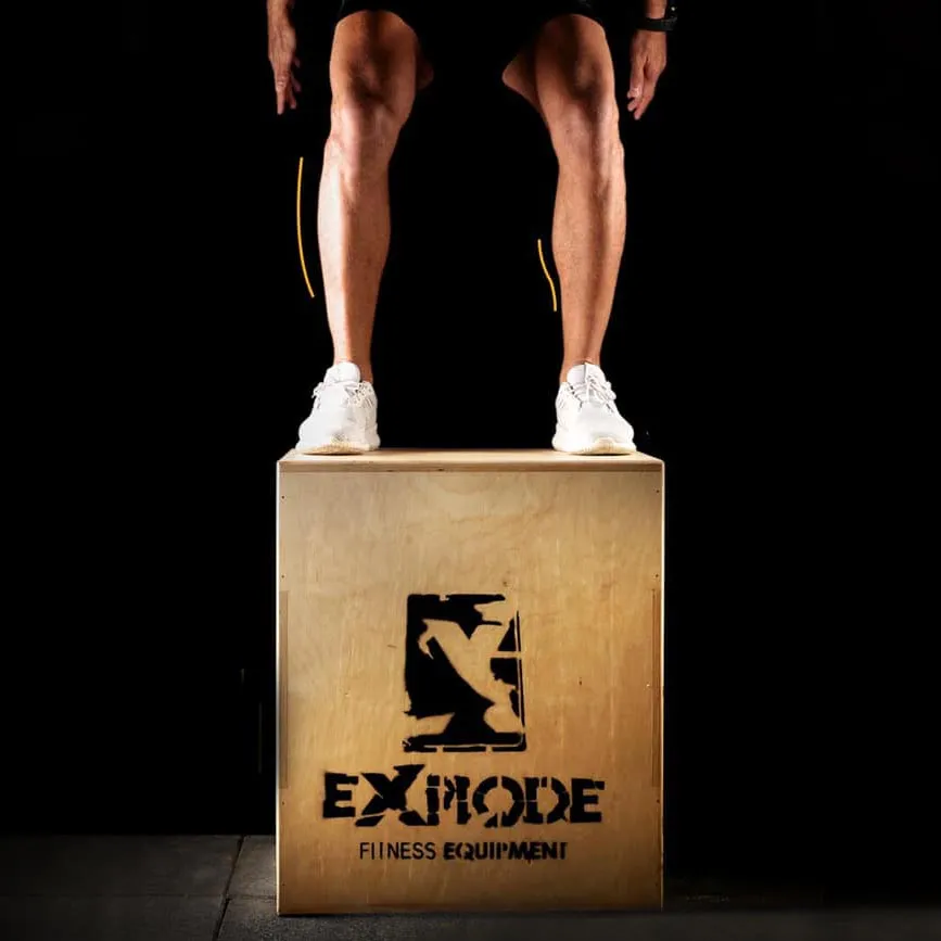 Explode Fitness Gym CrossFit 3 in 1 Wood Polymetric Jumping Box (1 BOX) [WS]
