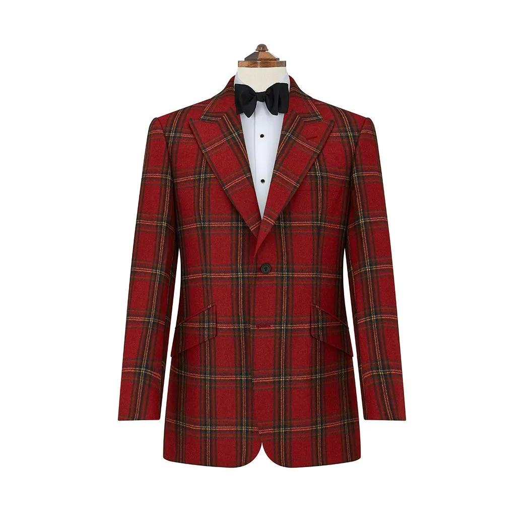 Faulkner Red Tartan Wool Jacket