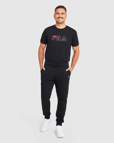 FILA UNISEX CLASSIC BLACK PANTS
