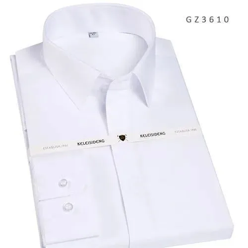 French Square Collar Men Dress Shirt