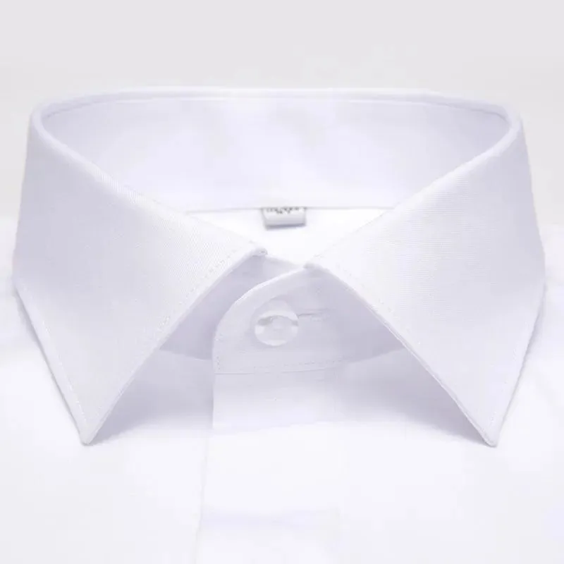 French Square Collar Men Dress Shirt