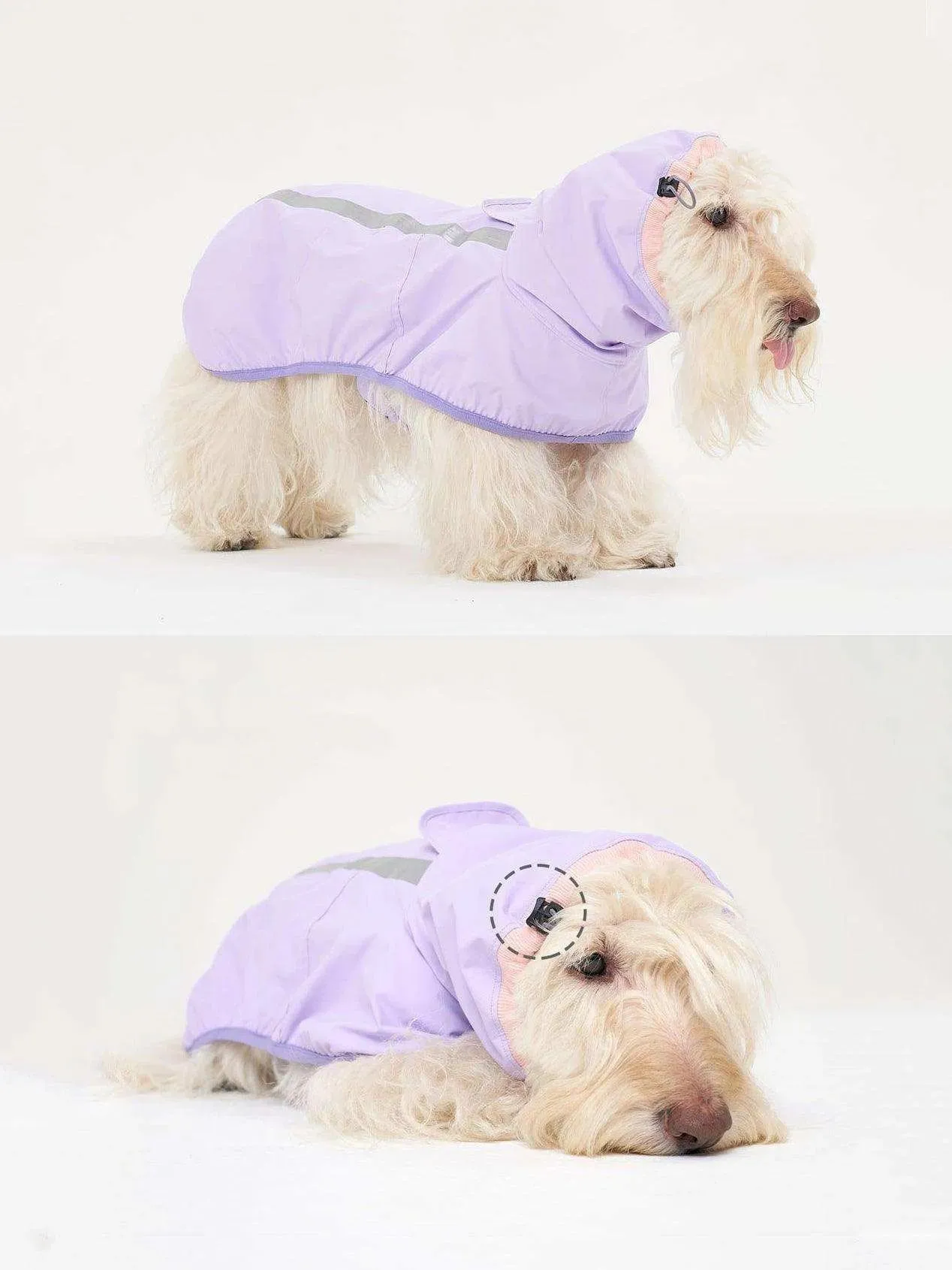 Full Coverage Reflective Dog Raincoat