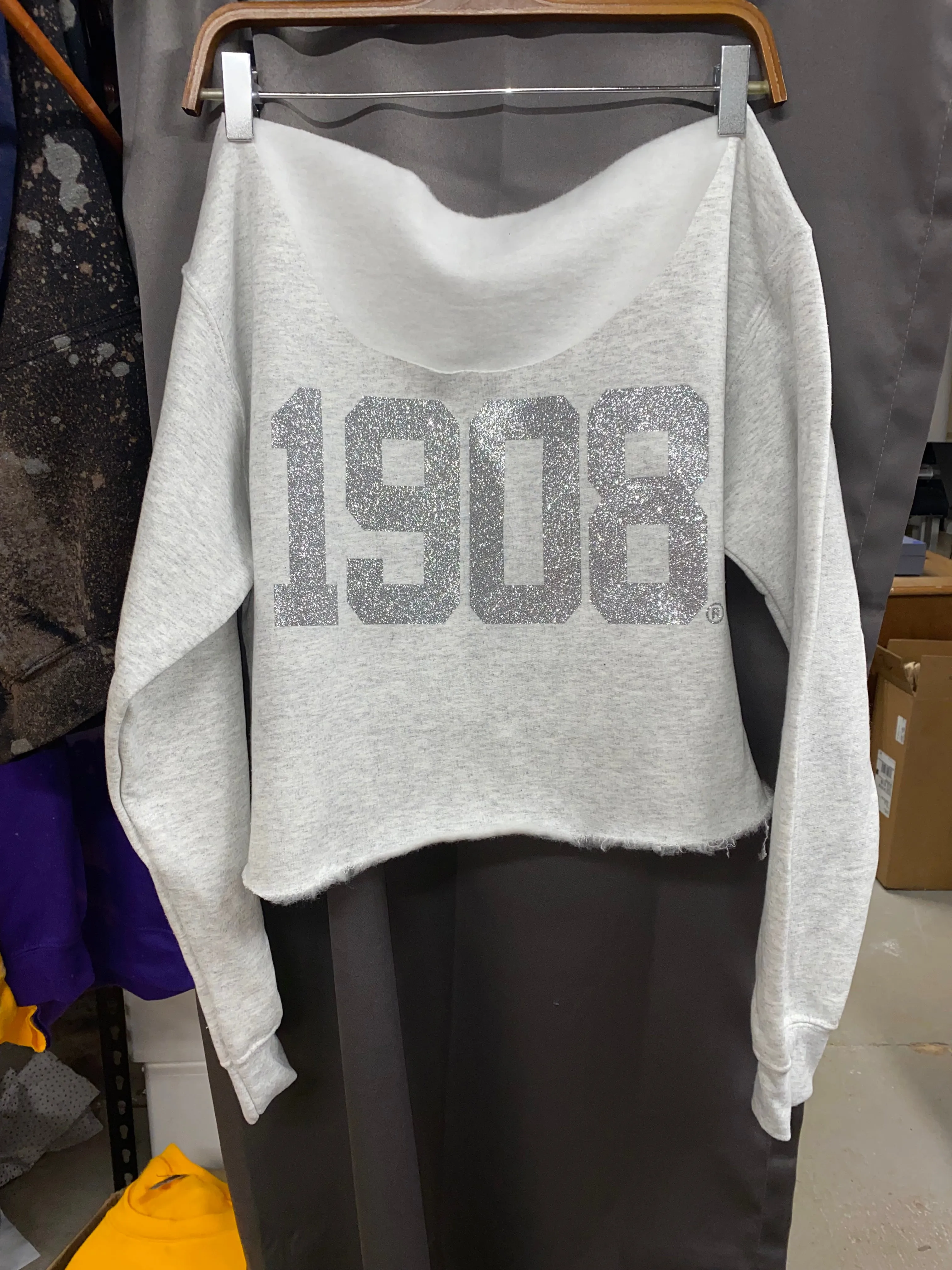 Glitter Me Silver Sweatshirt