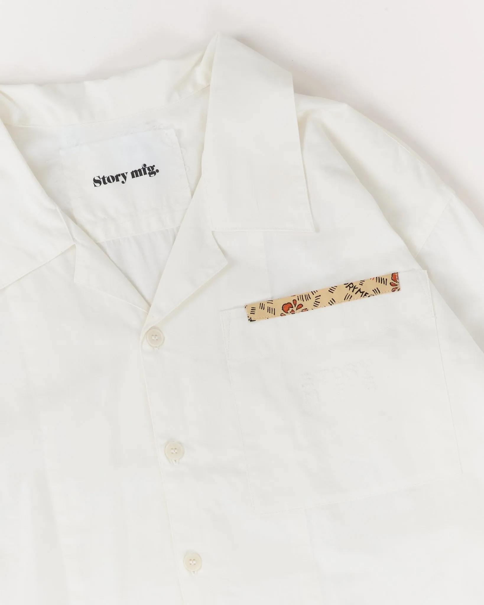 Greetings Shirt LS - Ecru Picnic