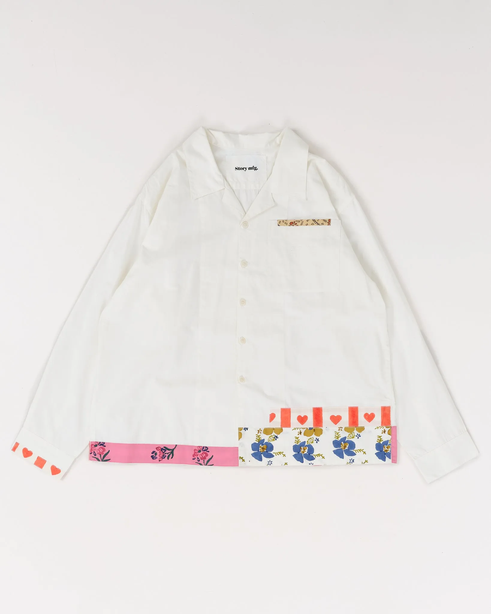 Greetings Shirt LS - Ecru Picnic