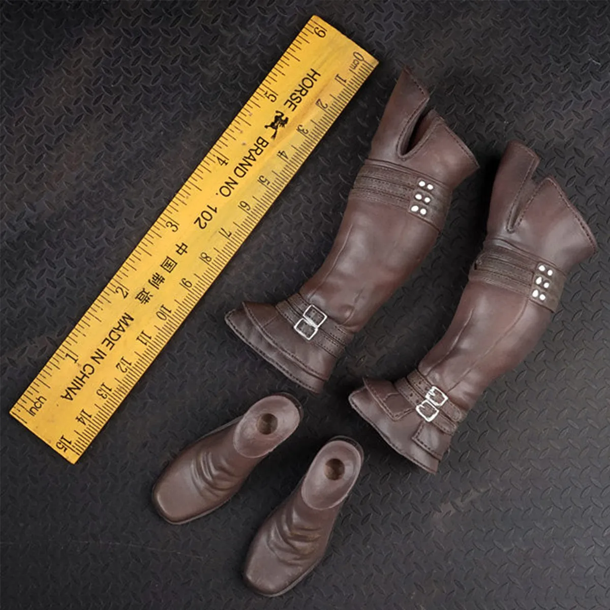 HiPlay ASTOYS, Assassin's Creed Boots Shoes Brown Color For 12-inch Figure