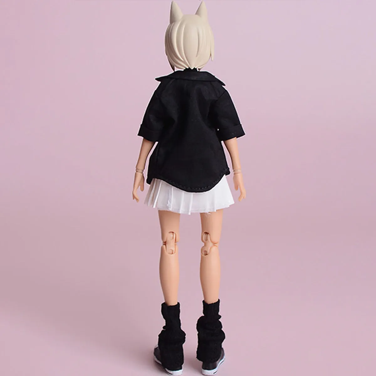 HiPlay ATStory, Machine Girl Shirt Black Color, Doll Clothes For 6-inches Figure